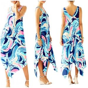 NWT Anise Dress in Multi Ocean Jewels small